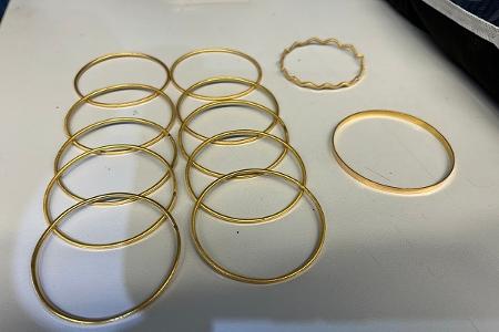 Über 10.000 Euro wert: Türkischer Goldschmuck Über 10.000 Euro wert: Türkischer Goldschmuck