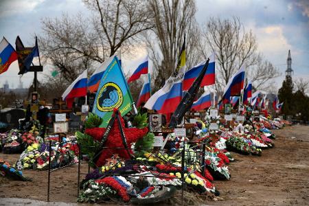 Russland selbst macht keine Angaben zu seinen getöteten und verletzten Soldaten im Angriffskrieg gegen die Ukraine. (Archivbild) Russland selbst macht keine Angaben zu seinen getöteten und verletzten Soldaten im Angriffskrieg gegen die Ukraine. (Archivbild)