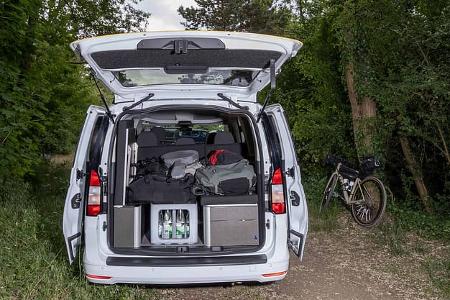 Stauraum, Rückbank, Kofferraum, Ford Turneo, Camping