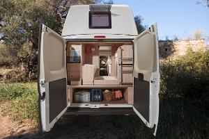 Mini-Wohnmobil mit großem Bad