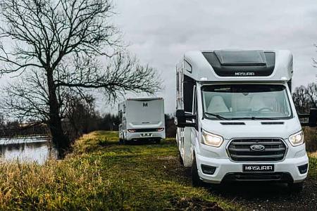 Wohnmobile, See, Wald, Outdoor Wohnmobile, See, Wald, Outdoor