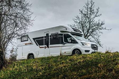 Außenaufnahme, Wohnmobil, Seite