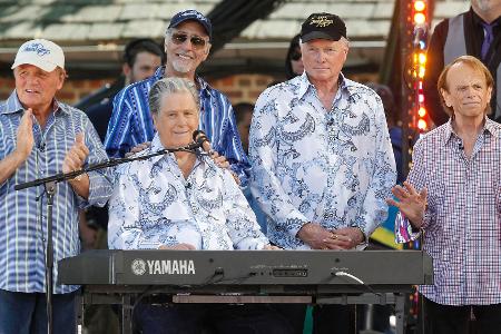 Kurzzeitig trat Brian Wilson auch wieder mit seinen alten Beach-Boys-Kollegen auf. (Archivfoto)