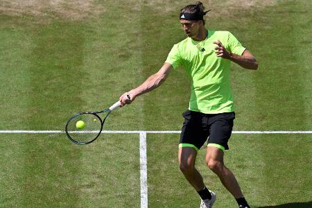 Gelungener Rasenauftakt: Zverev folgt Engel ins Viertelfinale Gelungener Rasenauftakt: Zverev folgt Engel ins Viertelfinale