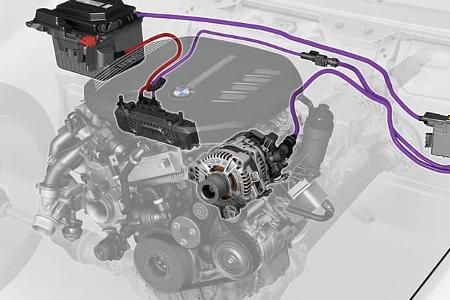 BMW 48 Volt Mild Hybrid Technologie 