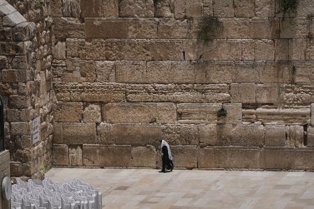 Leere herrscht an der Klagemauer in der Jerusalemer Altstadt nach dem Angriff Israels auf den Iran.