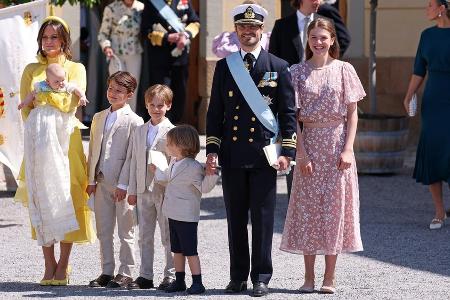 Großer Tag in Schweden: Prinzessin Ines wurde getauft Großer Tag in Schweden: Prinzessin Ines wurde getauft