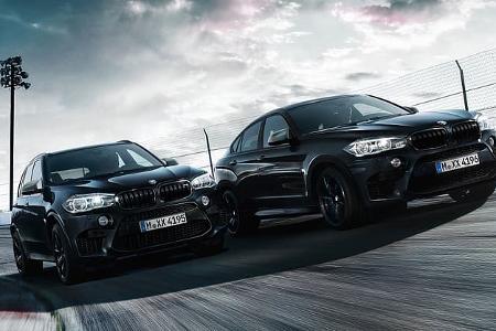 BMW X5 M und BMW X6 M Edition Black Fire