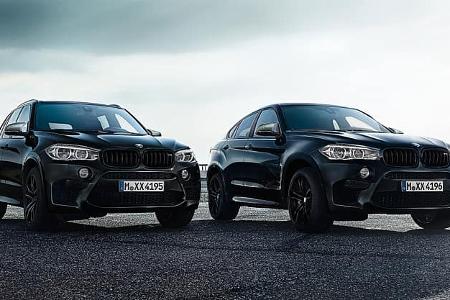 BMW X5 M und BMW X6 M Edition Black Fire