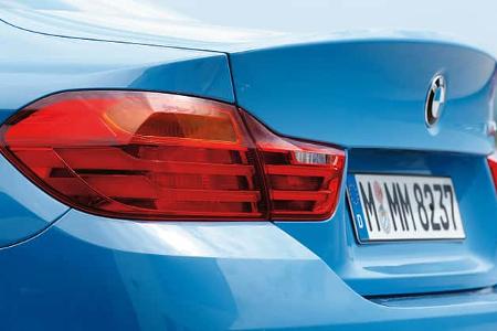 BMW M4 Coupé, Heckschürze