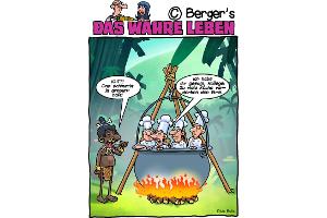 Cartoons mit wahren Lebensgeschichten