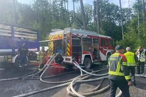 Dritte Folgemeldung zum Waldbrand am Möhnesee