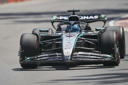 Russell rast zur Pole Position in Kanada
