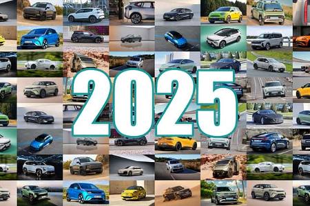 Collage Elektroautos 2025