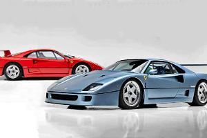 Zwei fabrikneue Ferrari F40 werden versteigert