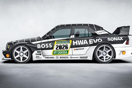 HWA Evo Mercedes 190 Evo-Nachbau DTM-Look