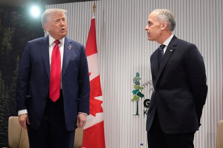 Beim Treffen Trumps mit Carney kommt es zur Provokation der Bündnispartner.