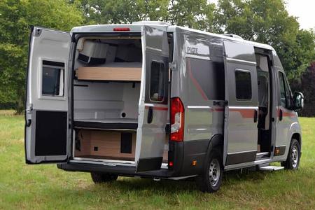 Pilote Campingbus Vega V 630 S, Außenansicht Heck