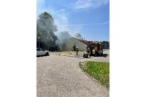 Brand in Asylunterkunft in Xanten - keine Verletzten, Gebäude unbewohnbar