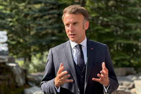 Nach Eklat bei G7: Macron weist Vorwürfe von Trump zurück