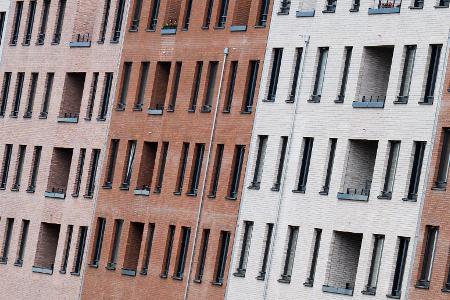 Neue Mehrfamilienhäuser in Hannover.
