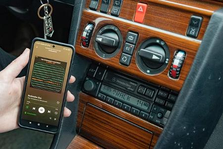 Blaupunkt Frankfurt RCM 82 DAB, Einbau in Mercedes W124 T-Modell