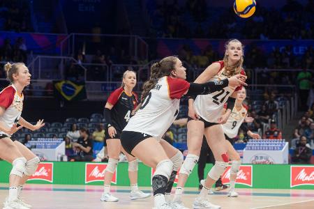 Volleyball: Deutschland siegt gegen Frankreich Volleyball: Deutschland siegt gegen Frankreich