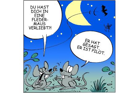Cartoons zu trendigen Themen