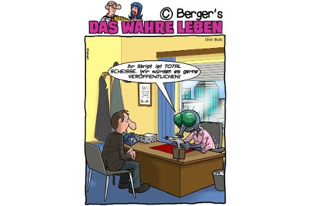 Cartoons mit wahren Lebensgeschichten