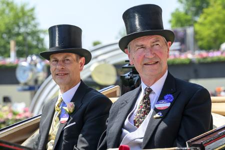 ...Prinz Edward und Timothy Laurence, der Mann von Prinzessin Anne.