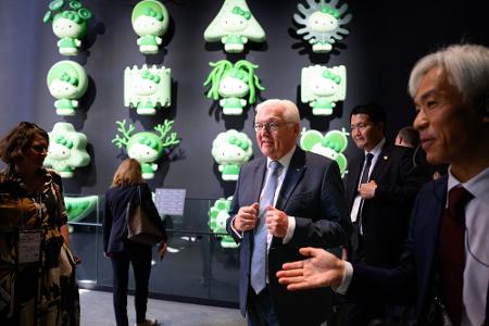 Bundespräsident Steinmeier eröffnet den Deutschen Nationentag bei der Expo 2025.