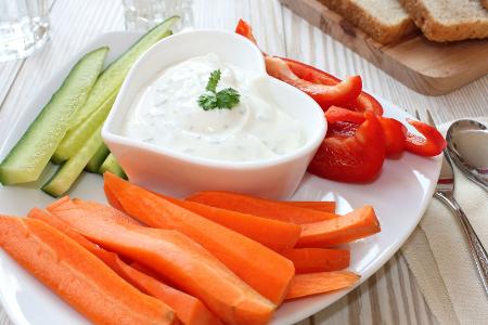 Rohkost als Snack