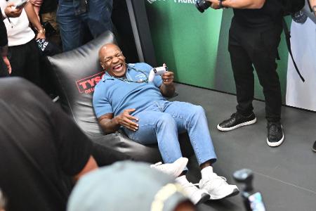 Gute Laune auf der Mary Jane: Mike Tyson