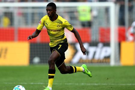 Platz 4: Ousmane Dembélé (135 Millionen Euro) - von Borussia Dortmund zum FC Barcelona, Saison 2017/2018
