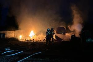 Feuer schnell unter Kontrolle