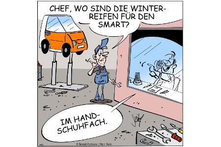 Cartoons zu trendigen Themen