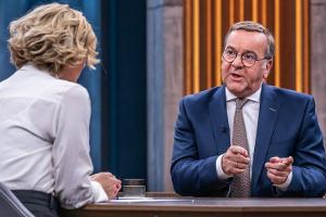 Verteidigungsminister bei Miosga: Auf einmal verliert Pistorius die Geduld