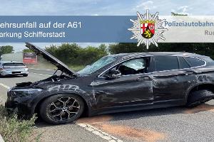 Polizeiautobahnstation Ruchheim - Eine schwer- und eine leichtverletzte Person nach Verkehrsunfall auf der A 61