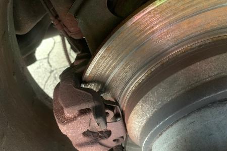 Funktionslose Hinterradbremse Funktionslose Hinterradbremse