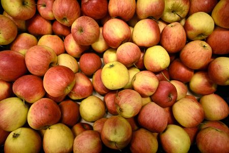 Haufen Äpfel
