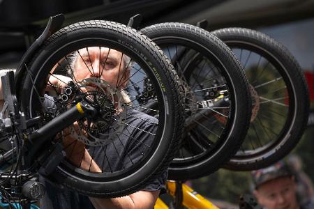Neue Lösungen für verschiedene Fahrradmodelle werden auf der Eurobike gezeigt.