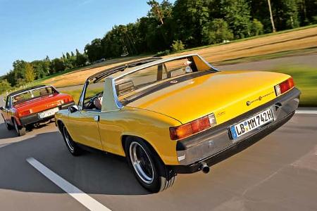 Porsche 914/4 und 914/6, Heckansicht