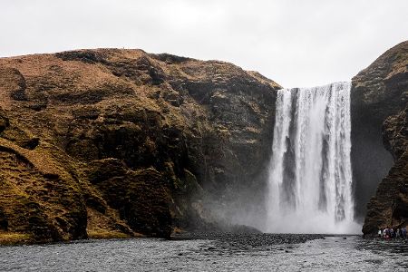 Skógafoss, Wasserfall