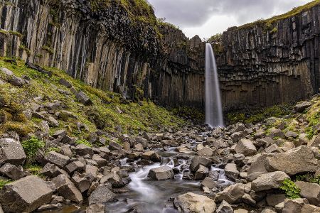 Svartifoss, Wasserfall