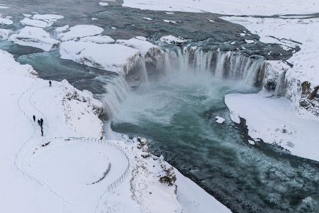 Goðafoss, Wasserfall