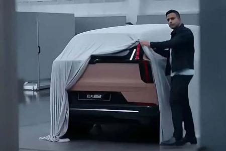 Volvo EX60 Teaser Volvo EX60 Teaser