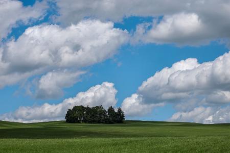 Wie gemalt - Landschaft mit Wolken
