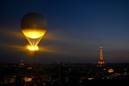 Ballon in Gold - Jahrestag der Olympischen Spiele 2024 