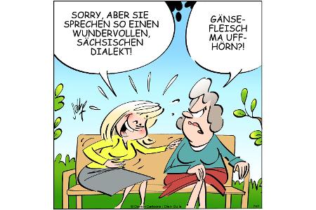 Cartoons zu trendigen Themen