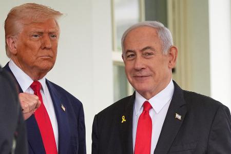 Trump kritisiert Israels Justiz wegen des Korruptionsverfahrens gegen Netanjahu. (Archivbild)
